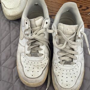 Nike White and Gray Sneakers